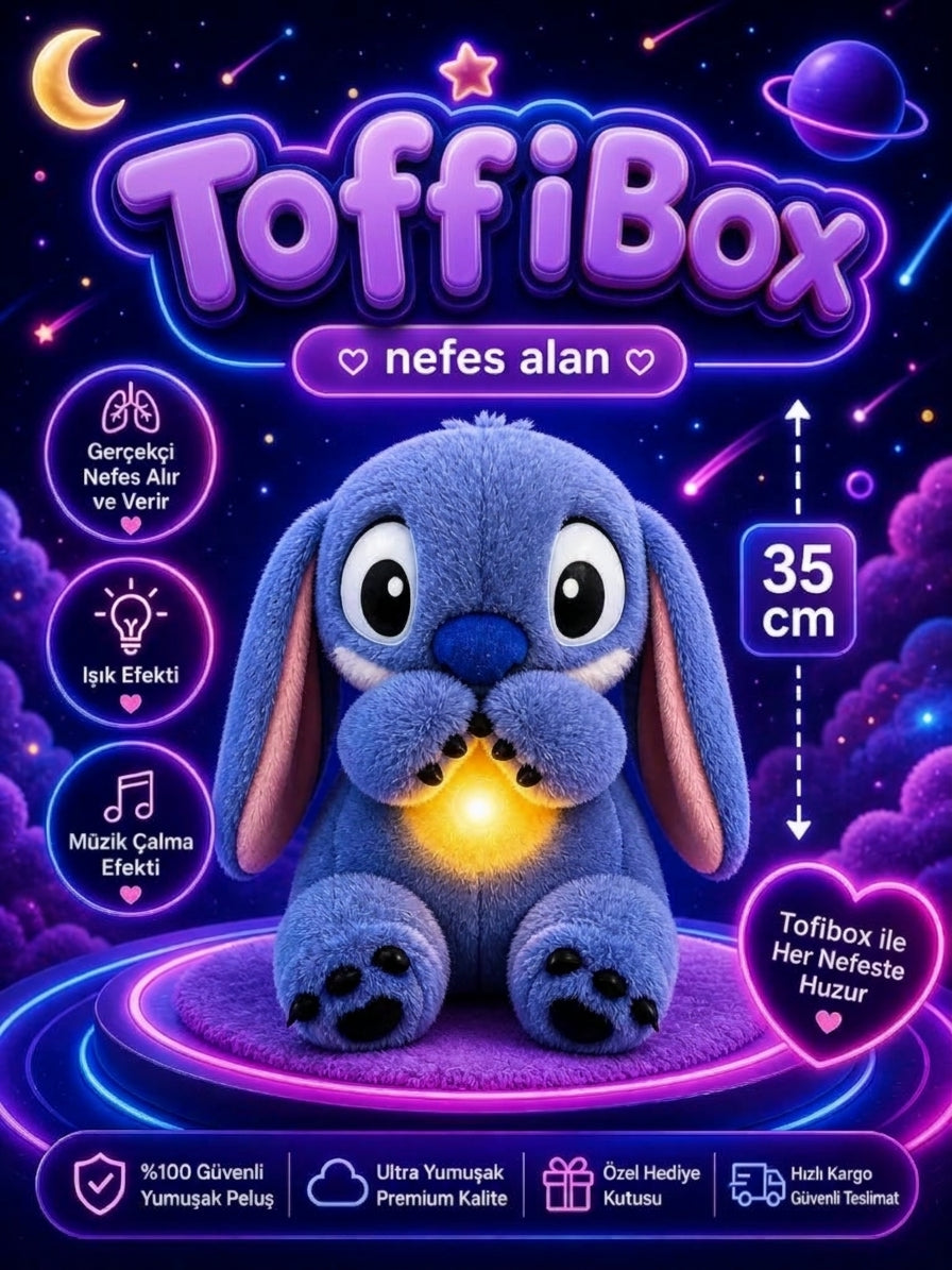 Nefes Alan Stitch Uyku Arkadaşım