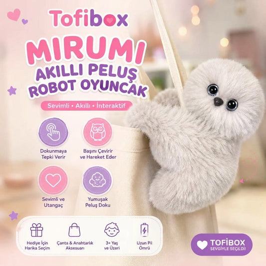 Mirumi Akıllı Peluş Robot Oyuncak | İnteraktif Baykuş Oyuncak